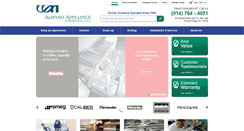 Desktop Screenshot of albanoappliance.com